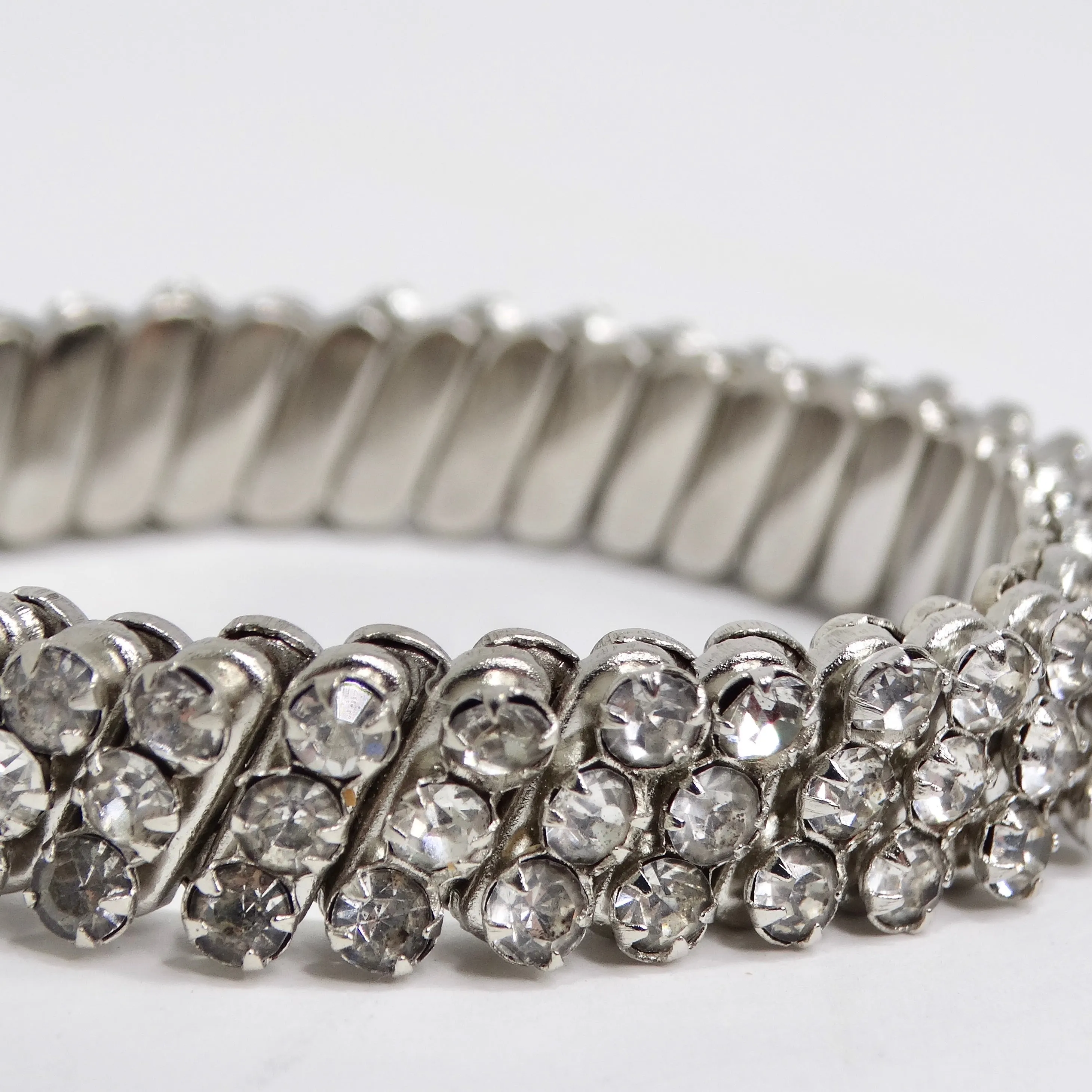 1980s Swarovski Crystal Adjustable Bracelet
