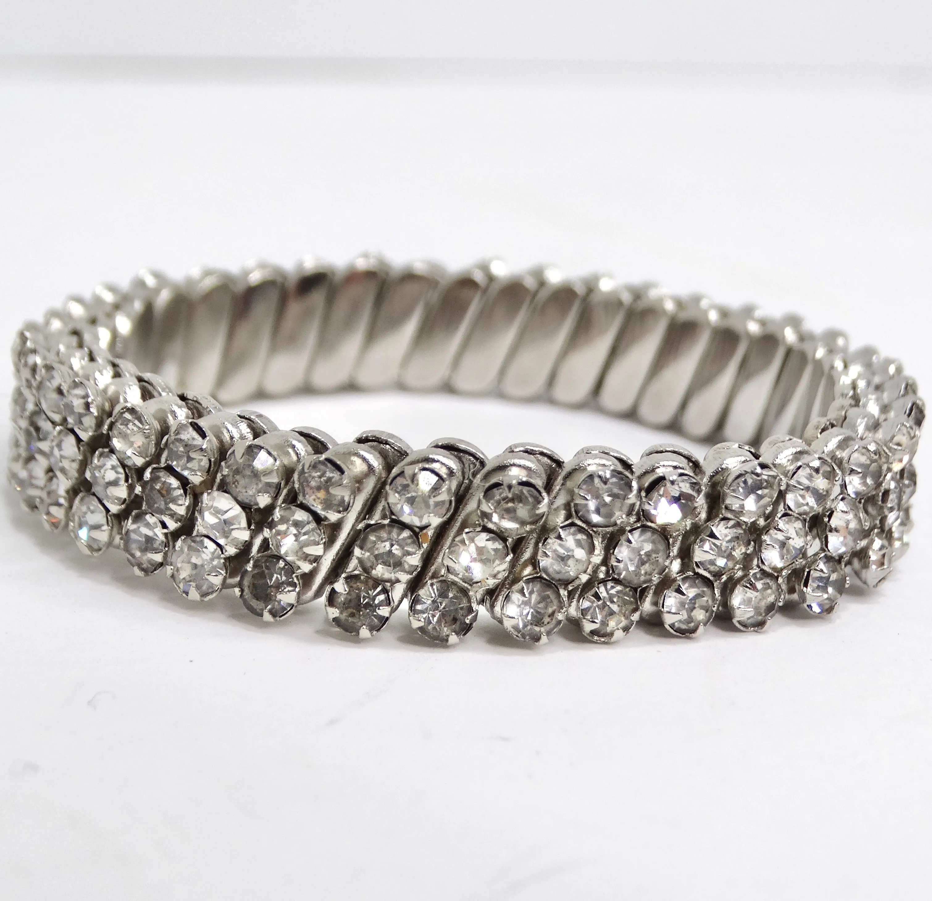 1980s Swarovski Crystal Adjustable Bracelet