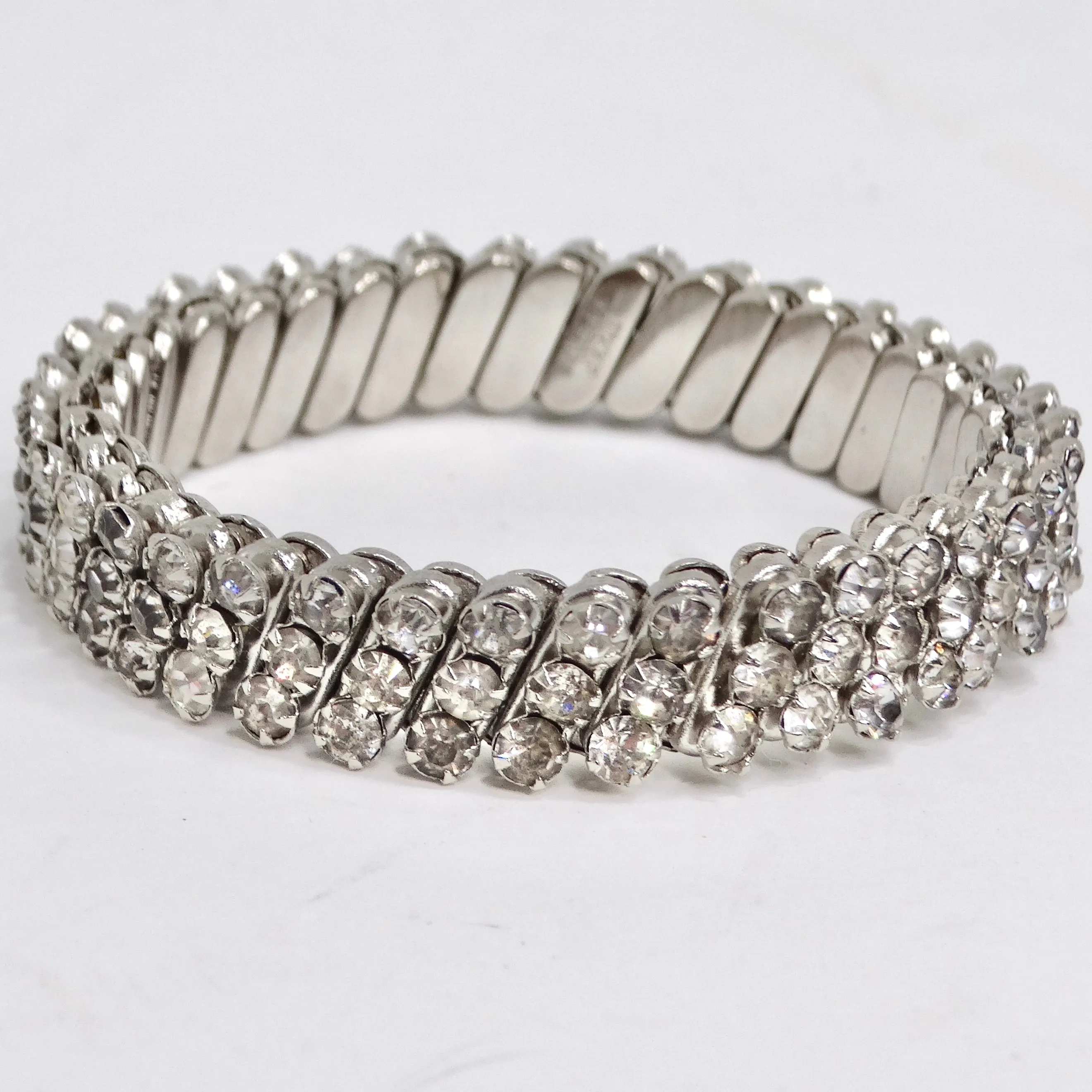 1980s Swarovski Crystal Adjustable Bracelet