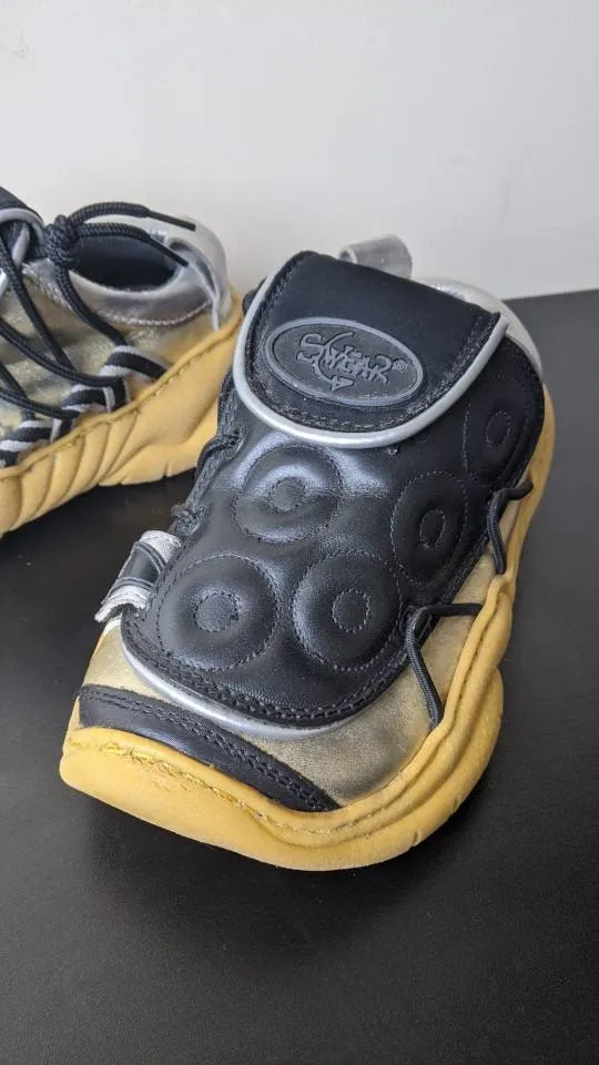 90s Swear Alternative Platform Trainers, Futuristic Clubkid Flatform Shoes, UK 3 EU 35