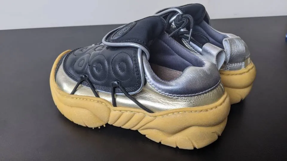 90s Swear Alternative Platform Trainers, Futuristic Clubkid Flatform Shoes, UK 3 EU 35