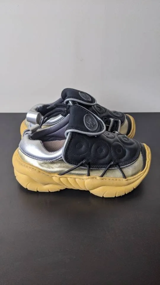 90s Swear Alternative Platform Trainers, Futuristic Clubkid Flatform Shoes, UK 3 EU 35