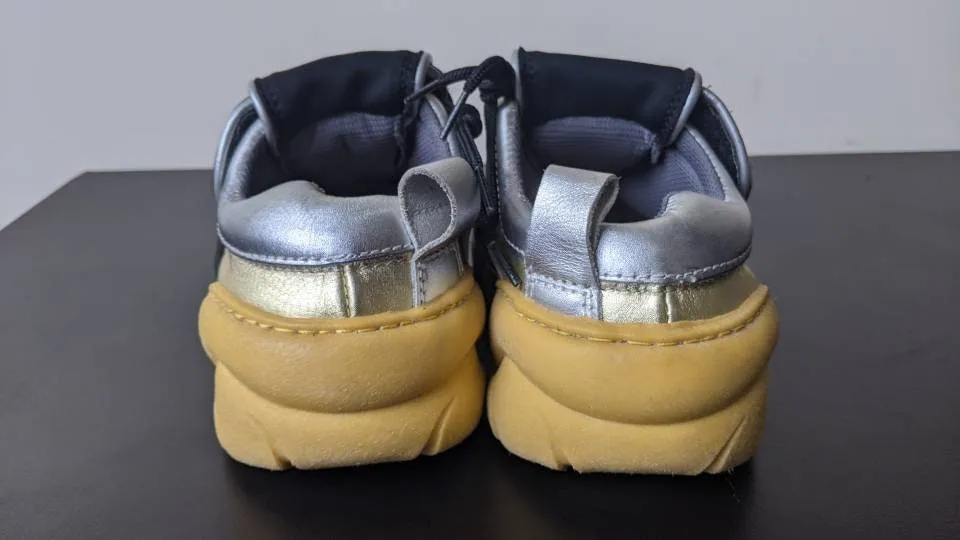 90s Swear Alternative Platform Trainers, Futuristic Clubkid Flatform Shoes, UK 3 EU 35