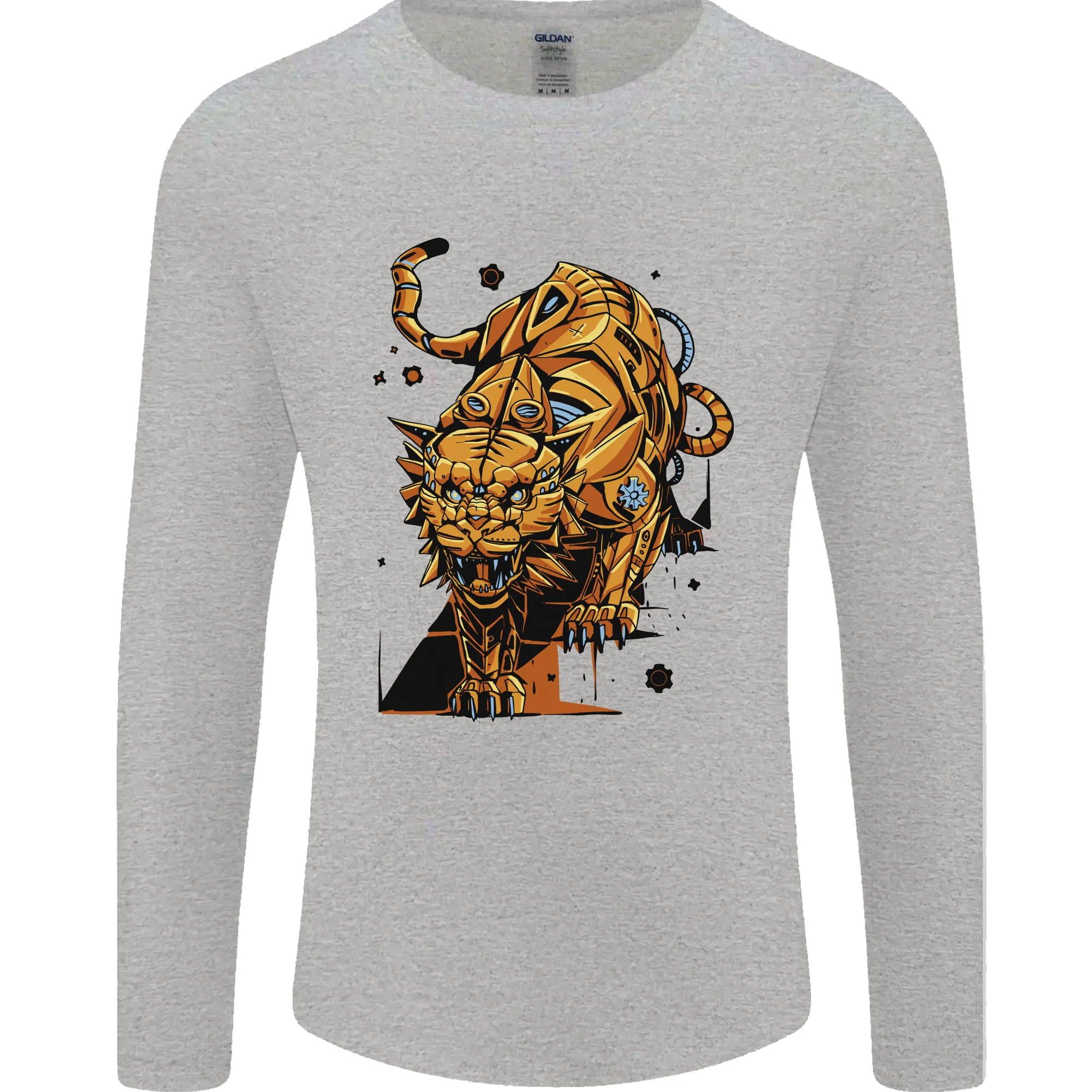 A Steampunk Lion Mens Long Sleeve T-Shirt