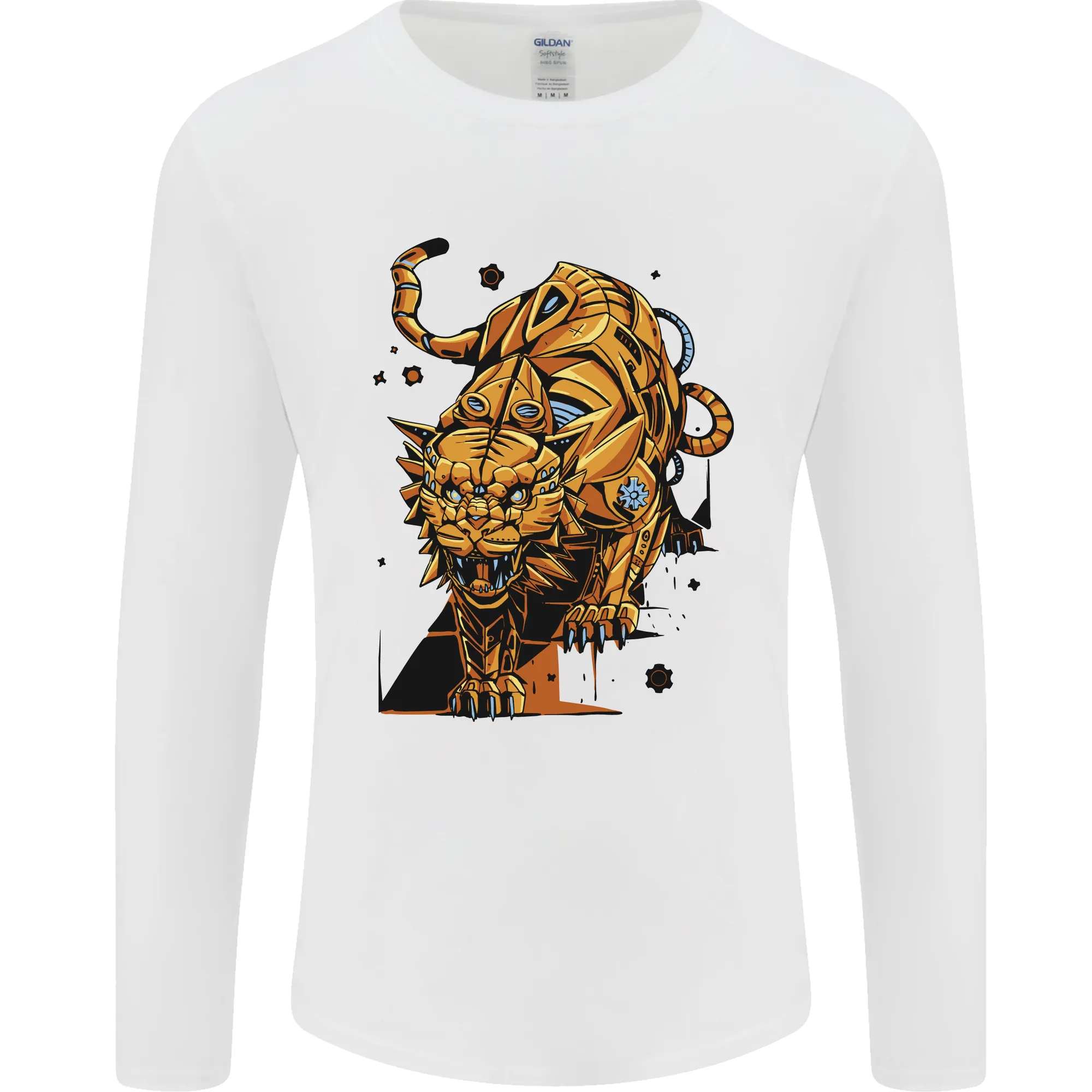 A Steampunk Lion Mens Long Sleeve T-Shirt