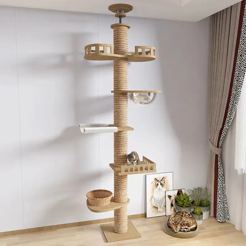 Adjustable Indoor Cat Tree House
