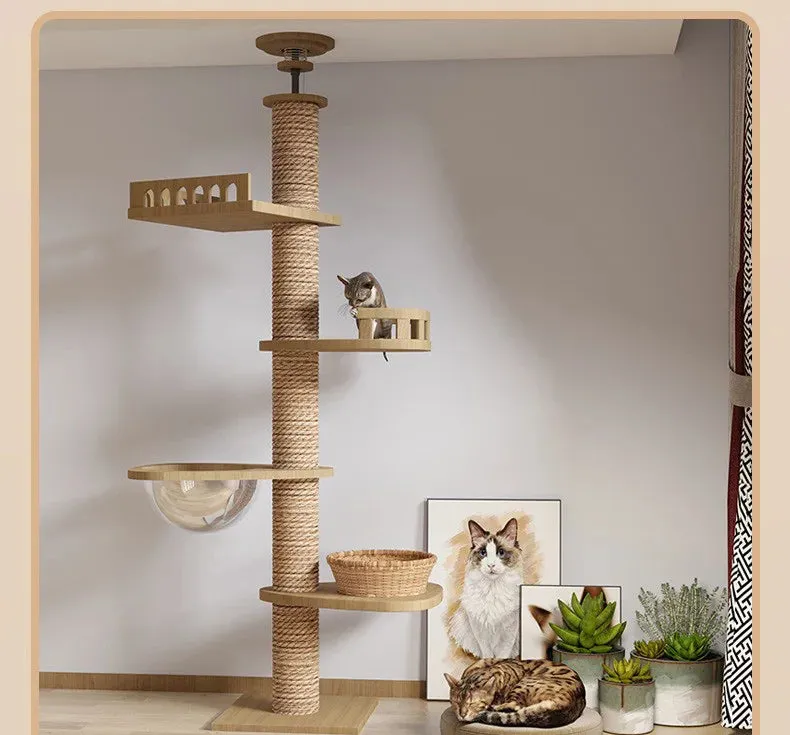 Adjustable Indoor Cat Tree House