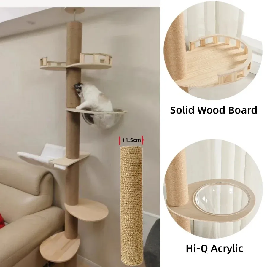 Adjustable Indoor Cat Tree House