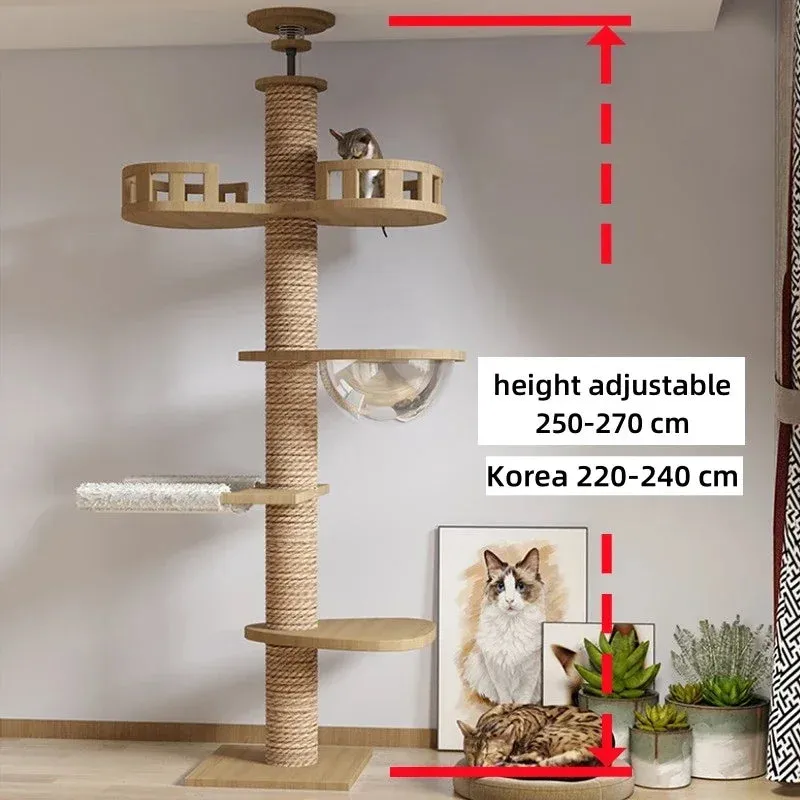 Adjustable Indoor Cat Tree House