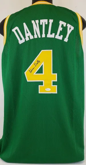 Adrian Dantley Signed Autographed Utah Jazz Basketball Jersey (JSA COA)