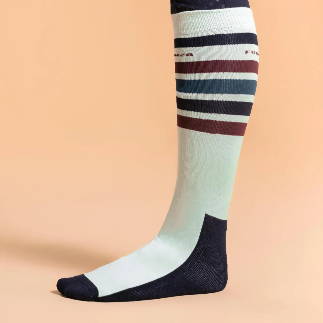 Adult Horse Riding Socks 100 Stripes