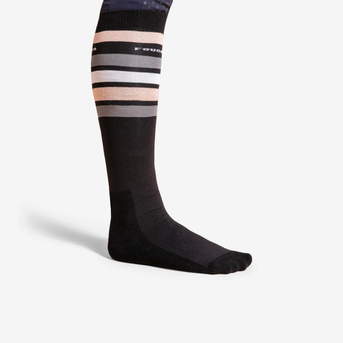 Adult Horse Riding Socks 100 Stripes