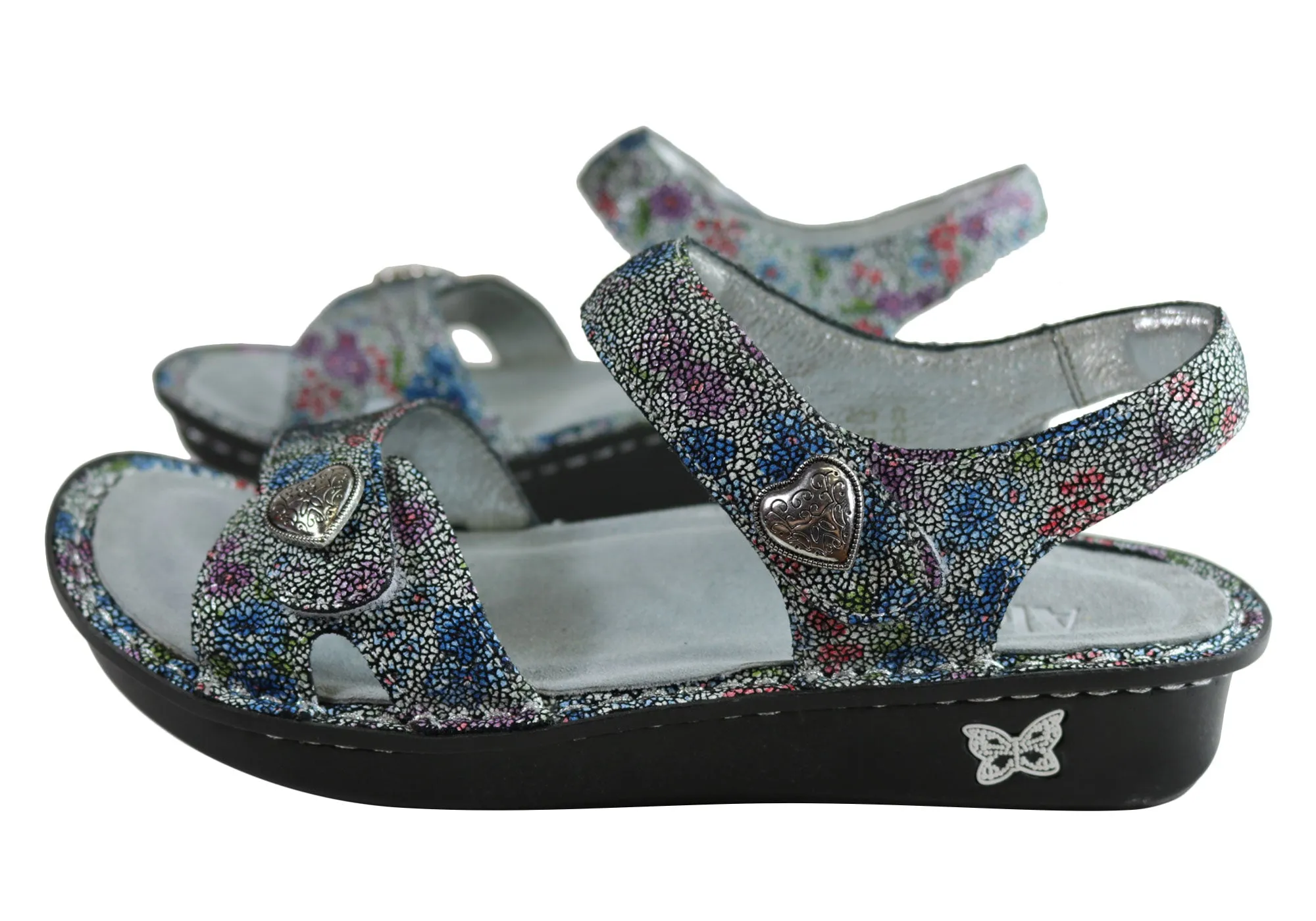 Alegria Vienna Womens Comfortable Leather Adjustable Straps Sandals