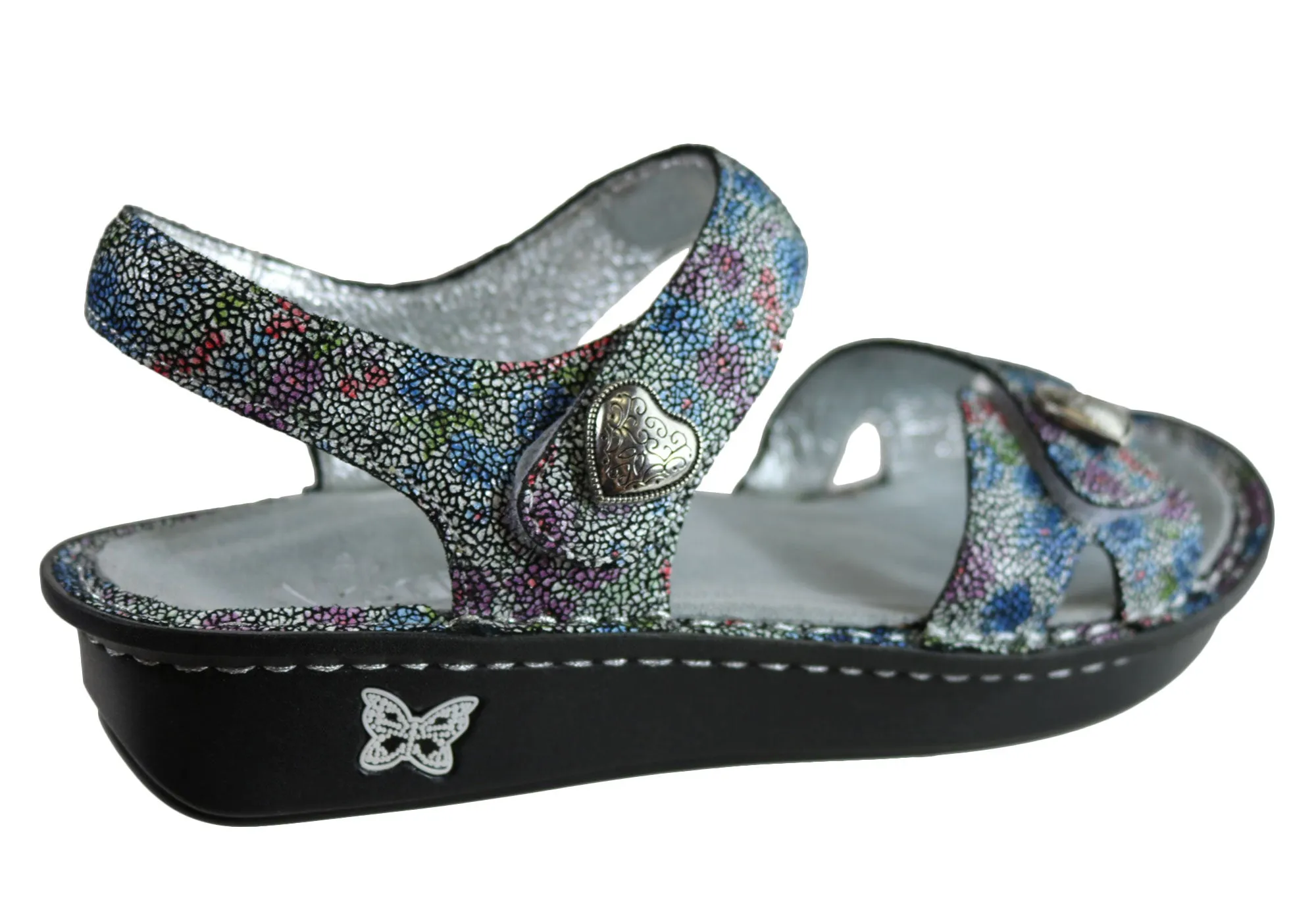 Alegria Vienna Womens Comfortable Leather Adjustable Straps Sandals