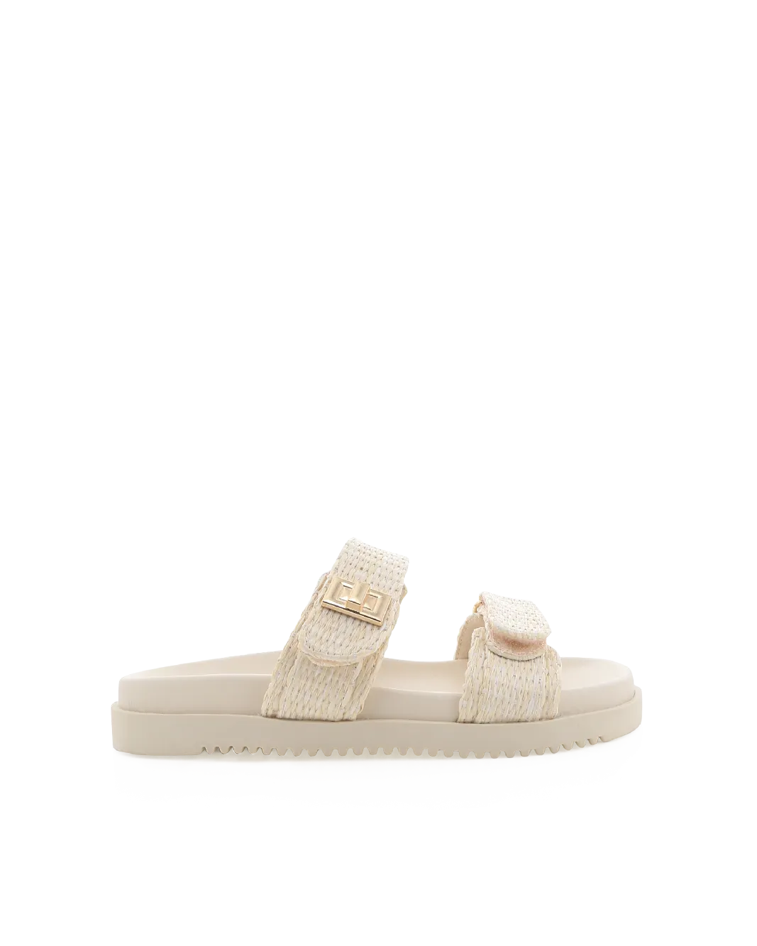 AMYLEE WIDE FIT - NATURAL RAFFIA