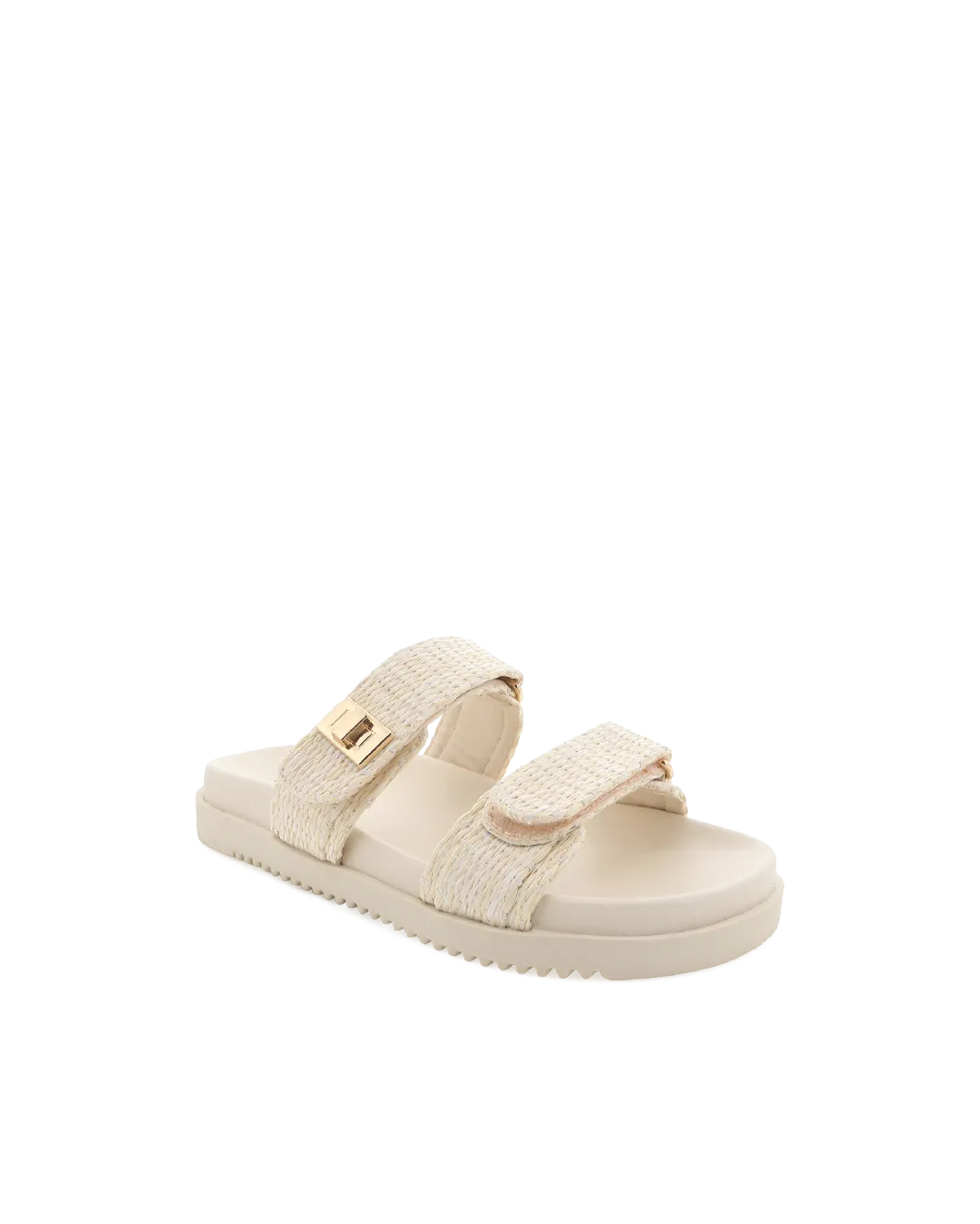 AMYLEE WIDE FIT - NATURAL RAFFIA