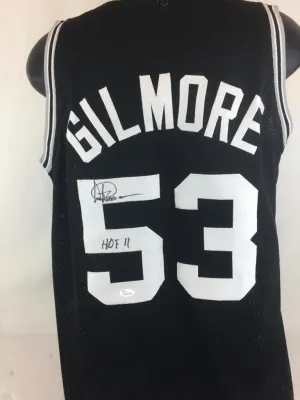 Artis Gilmore Signed Autographed San Antonio Spurs Basketball Jersey (JSA COA)