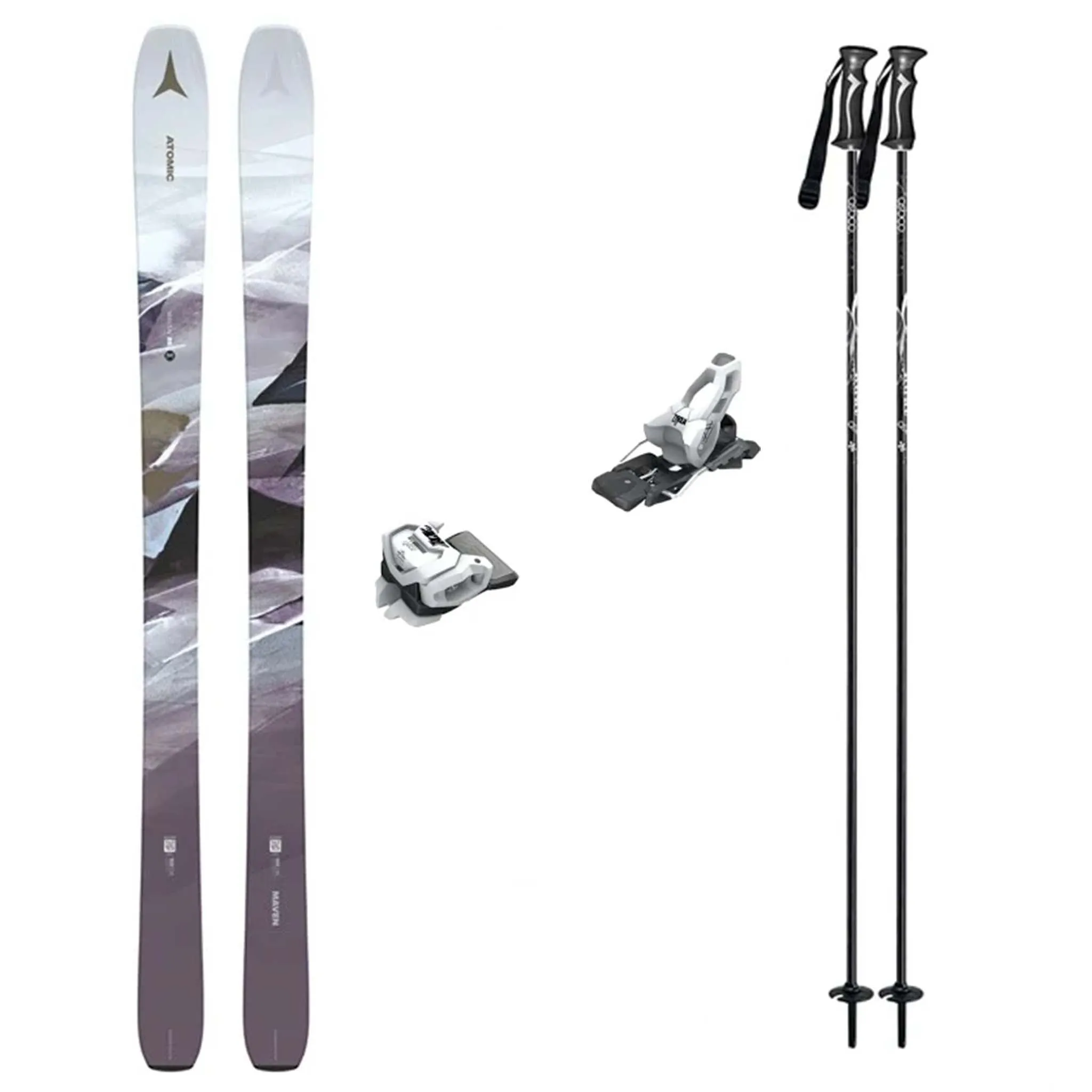 Atomic Maven 86 Skis with Tyrolia Attack 11 Binding Womens Ski Package