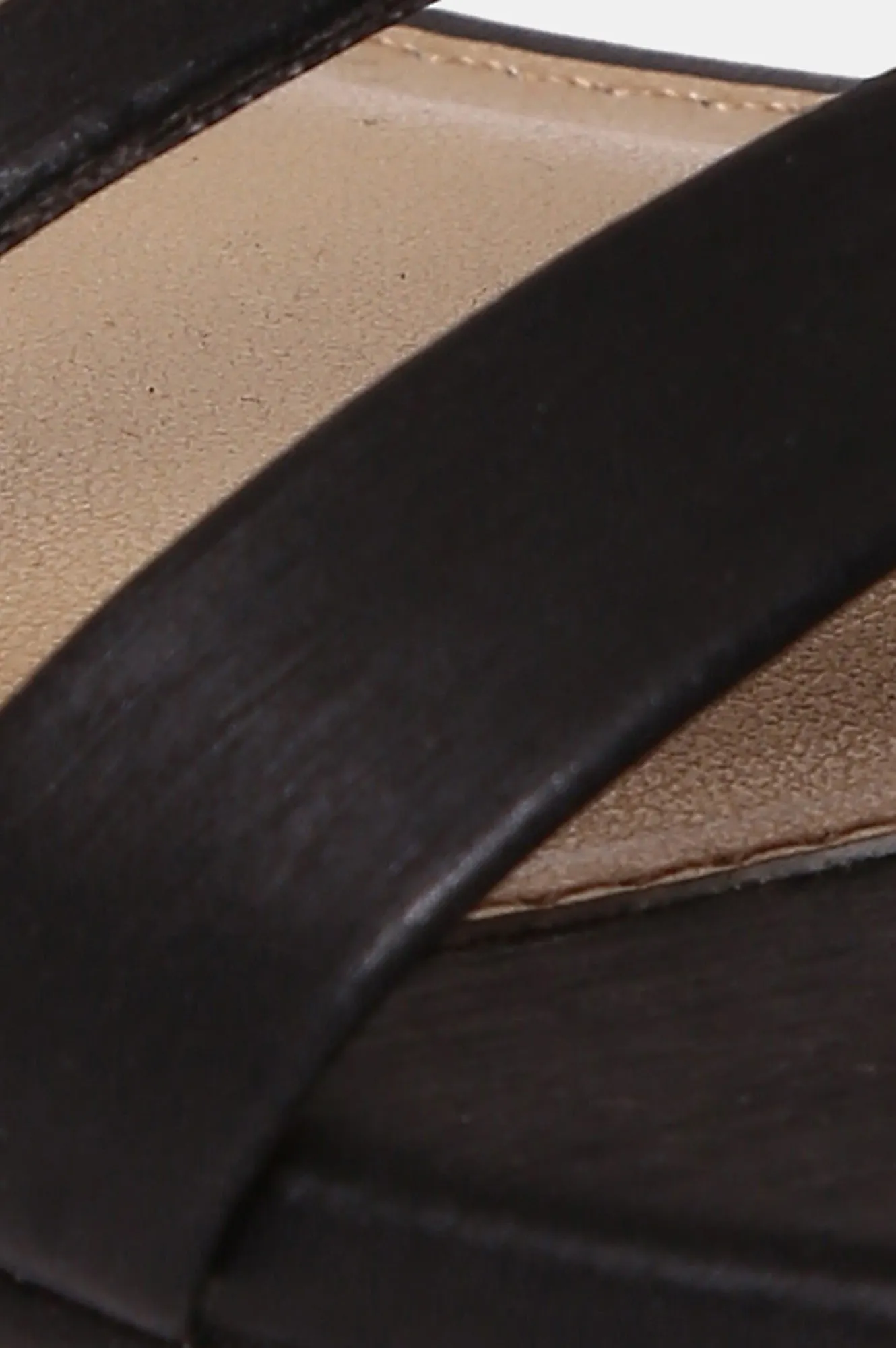 AURELIA BLACK Almond Toe Flat-ZKARLA
