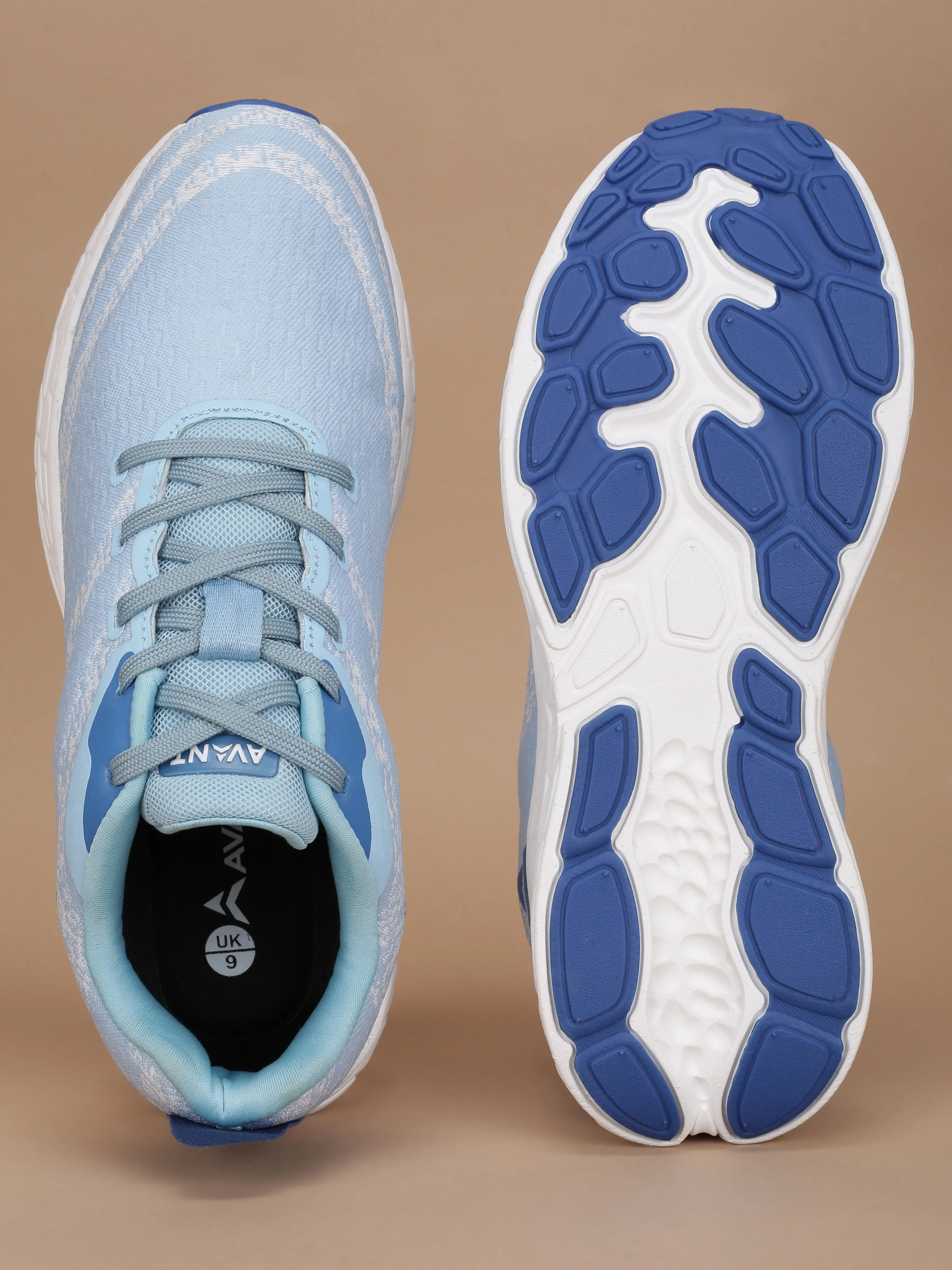 Avant Men's AetherFlow Running Shoes - Sky Blue