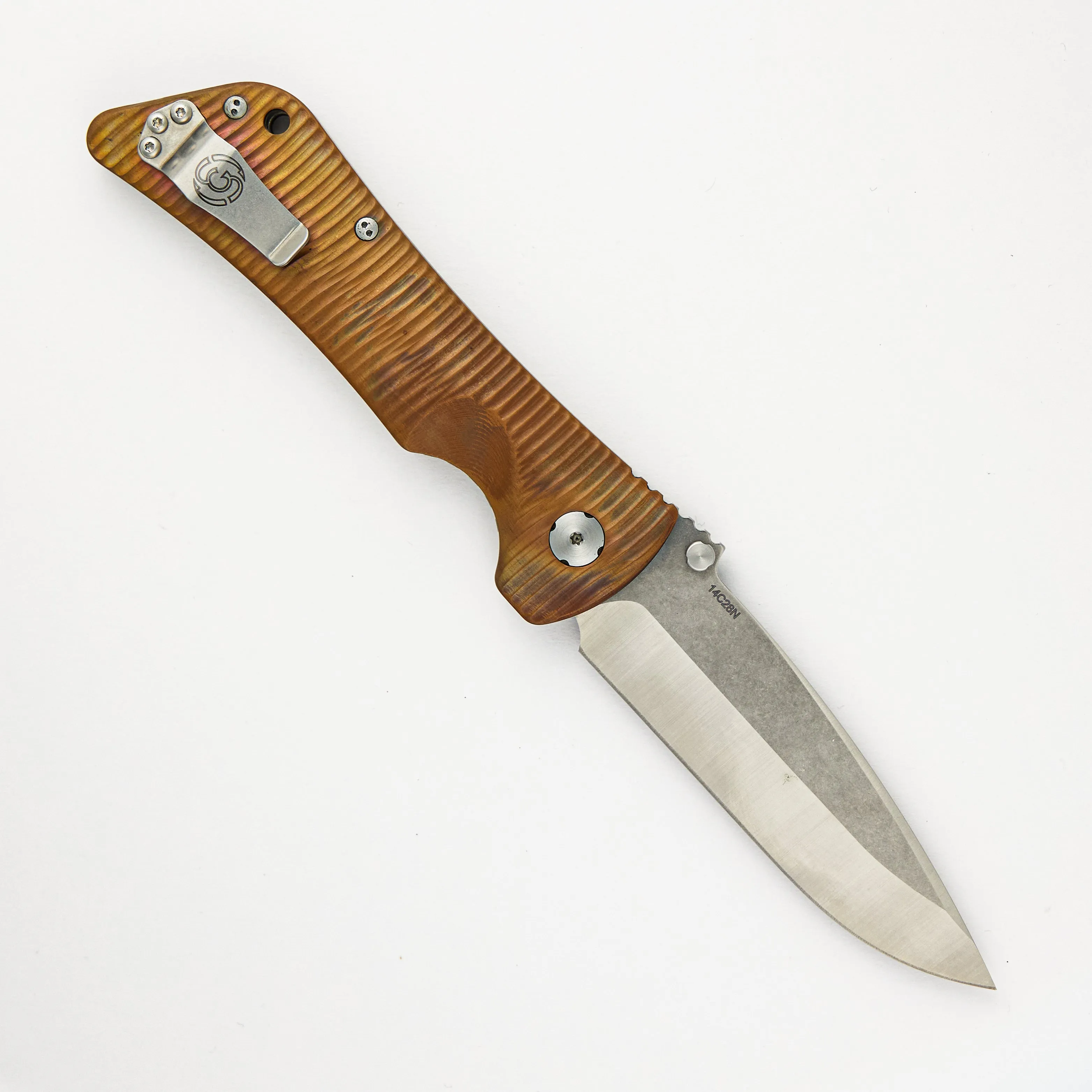 Bad Monkey – Copper Handle – 14C28N Blade