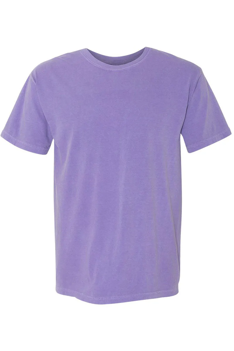 Basketball Game Girly Comfort Colors Adult Ring-Spun Cotton Tee