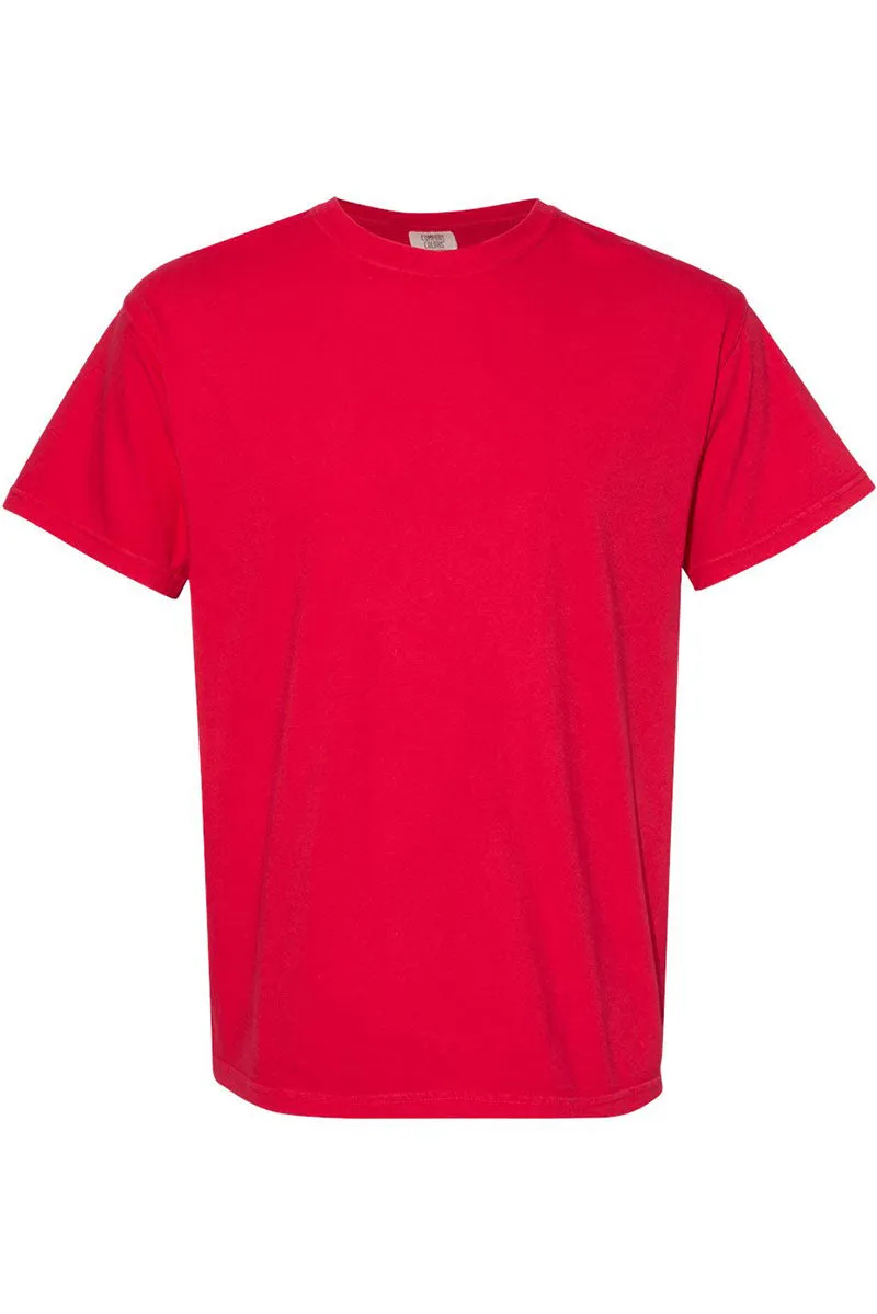 Basketball Game Girly Comfort Colors Adult Ring-Spun Cotton Tee