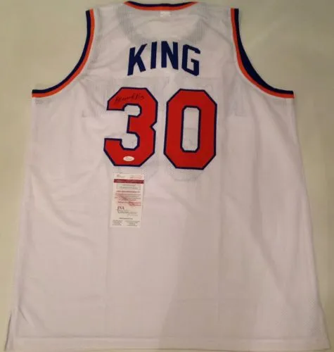 Bernard King Signed Autographed New York Knicks Basketball Jersey (JSA COA)