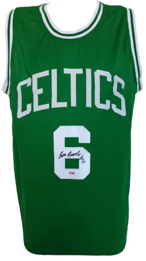 Bill Russell Signed Autographed Boston Celtics Basketball Jersey (PSA/DNA COA)