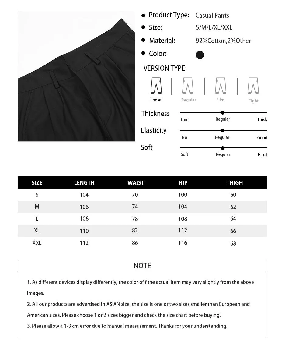 Black Techwear Cargo Pants