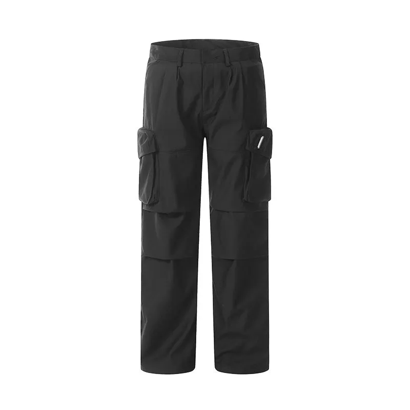 Black Techwear Cargo Pants