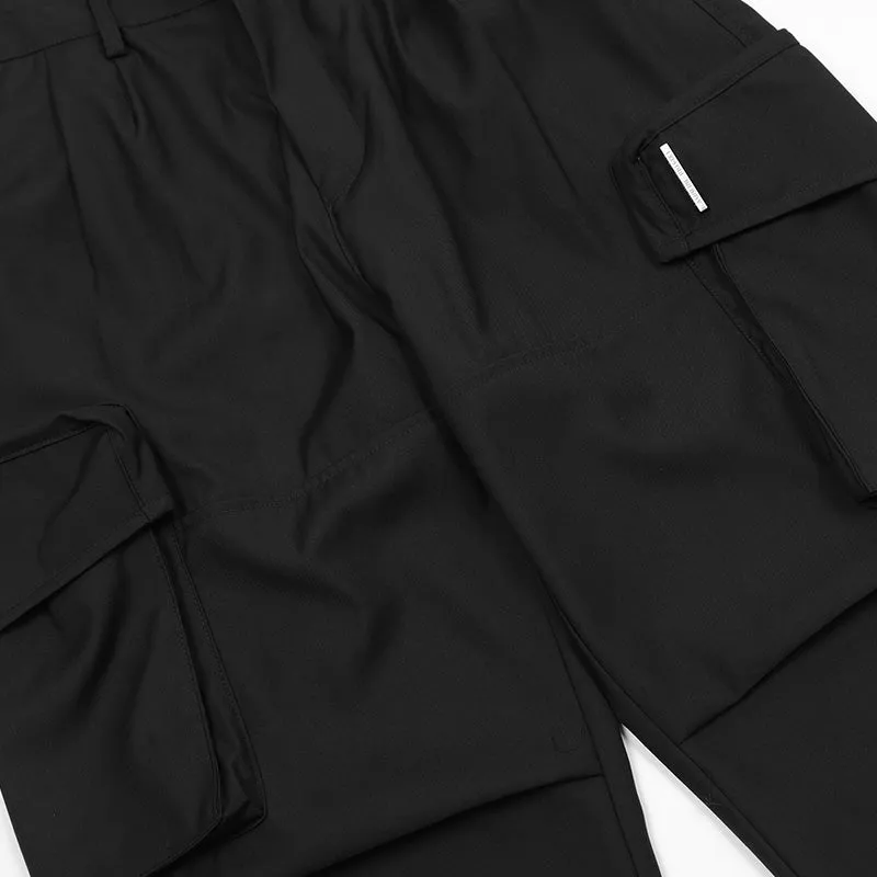 Black Techwear Cargo Pants