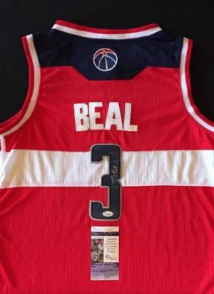 Bradley Beal Signed Autographed Washington Wizards Basketball Jersey (JSA COA)