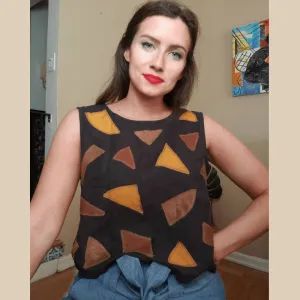 Broadway Zero Waste Sea-Glass Appliqué Tank Top