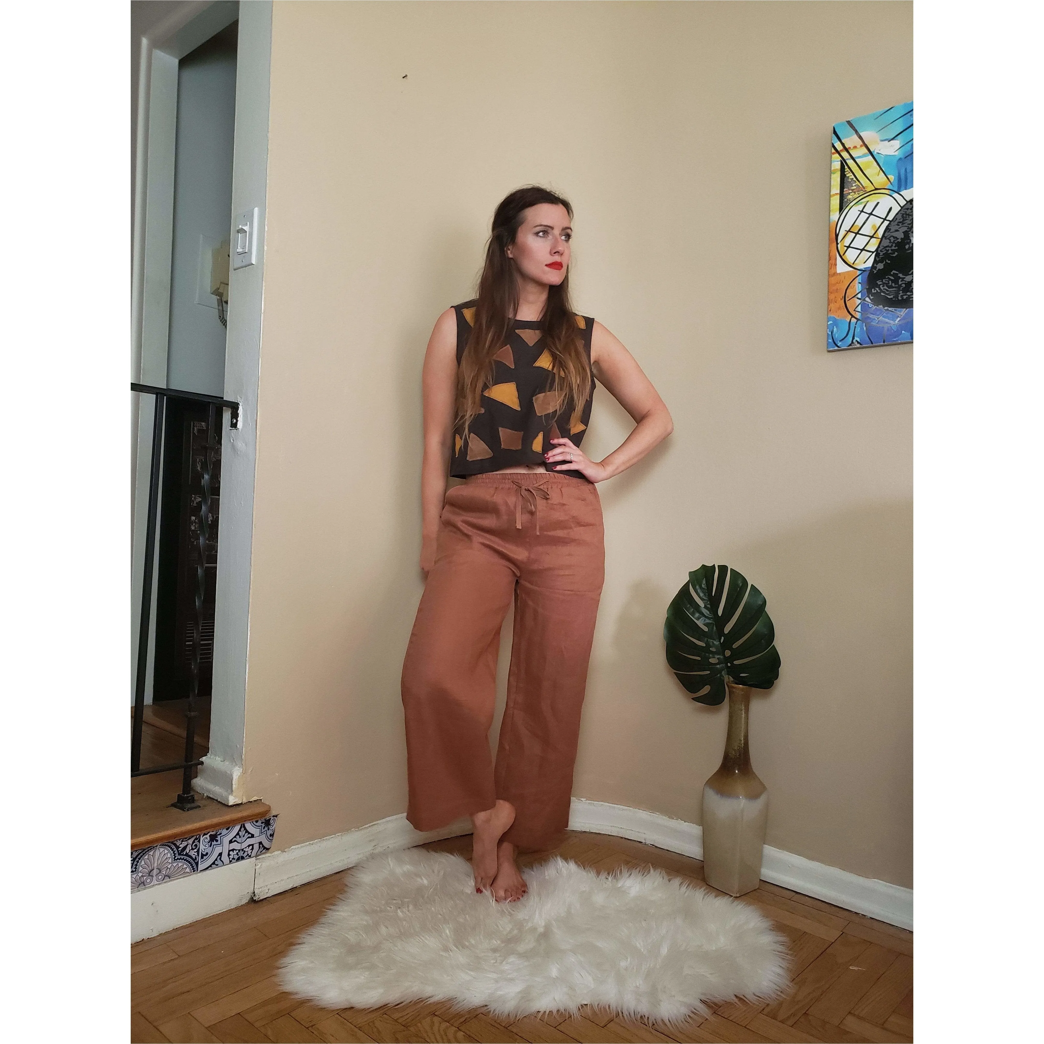 Broadway Zero Waste Sea-Glass Appliqué Tank Top