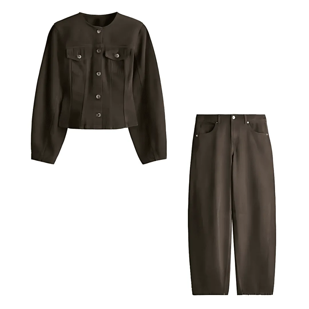 Browni Denim Set
