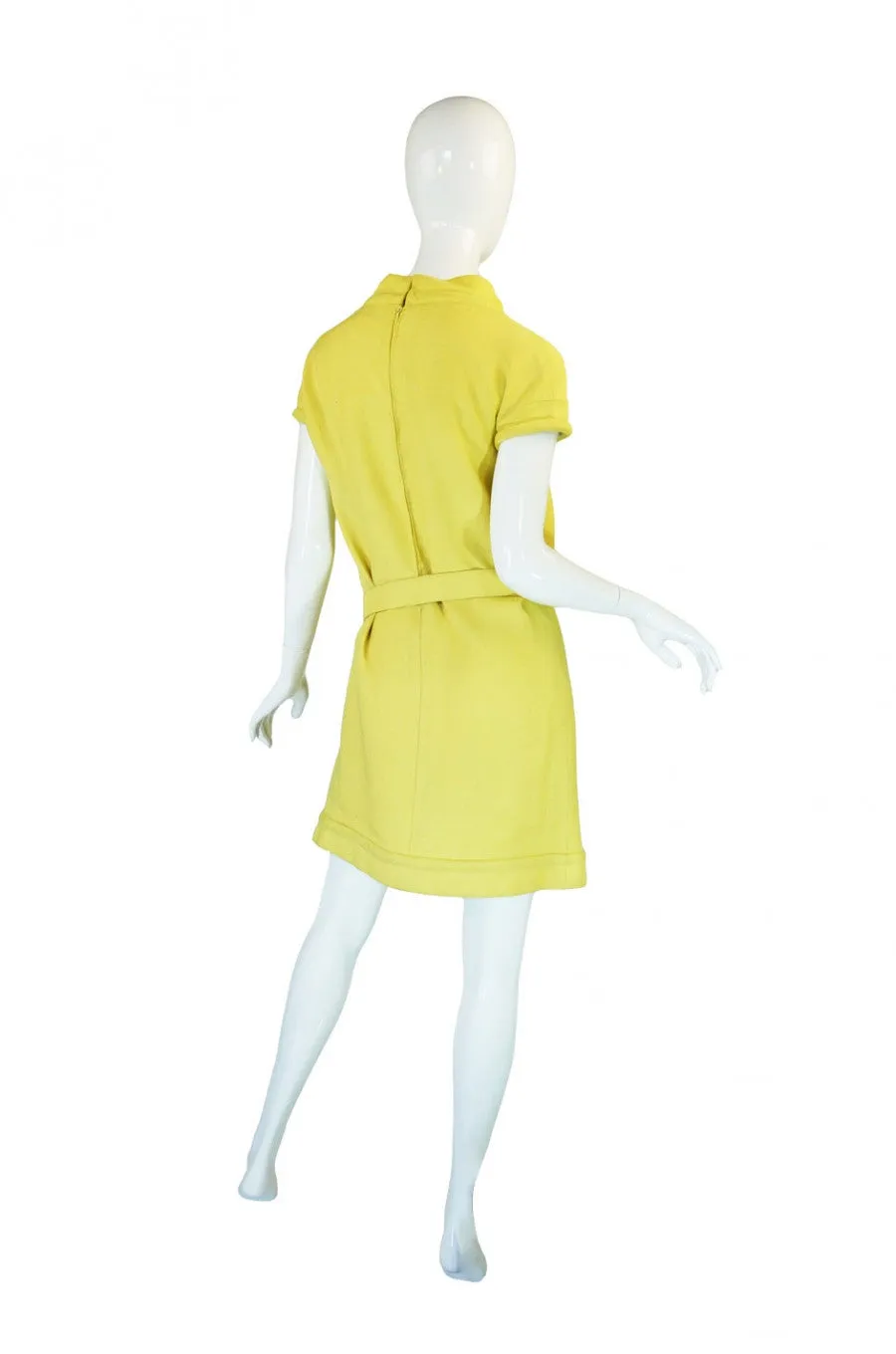 c1968 Pierre Cardin Couture Shift Dress