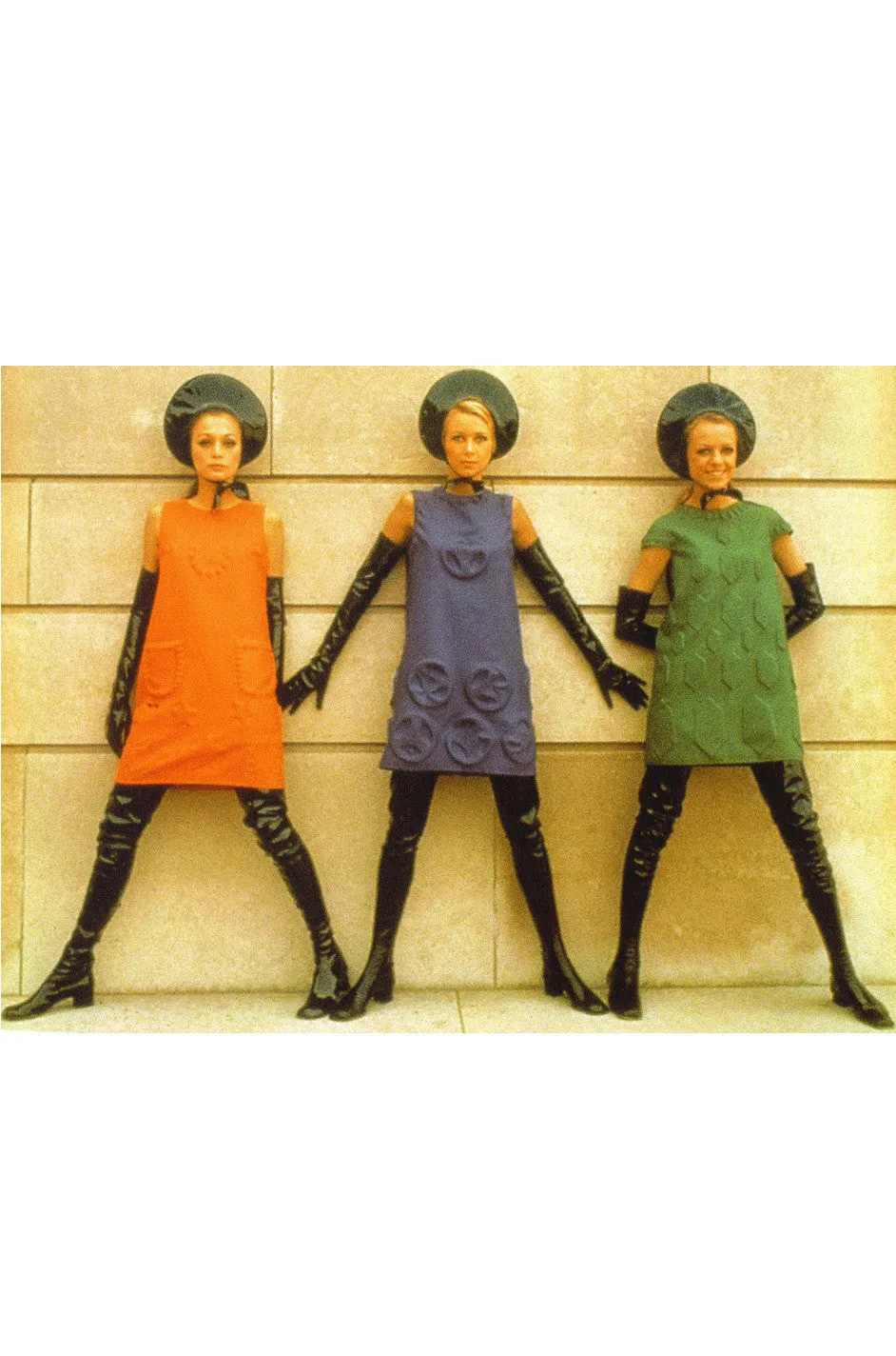 c1968 Pierre Cardin Couture Shift Dress