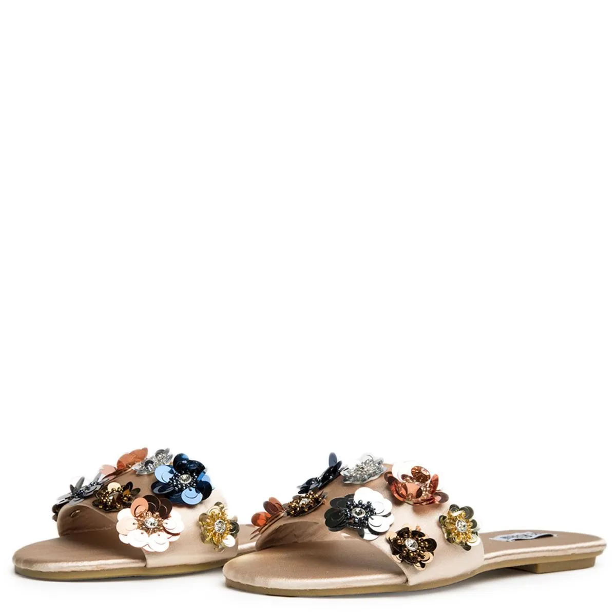 Cape Robbin Sadie-8 Nude Sandals Nude