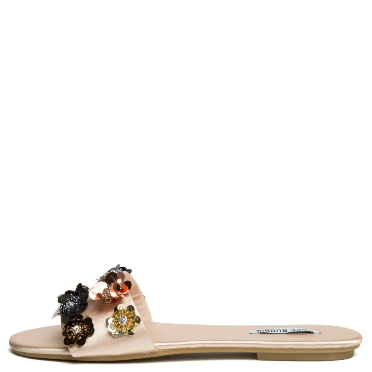 Cape Robbin Sadie-8 Nude Sandals Nude