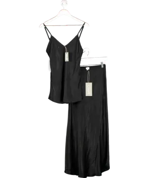 Charli Black Sasha Cami Top And Skirt Set One Size