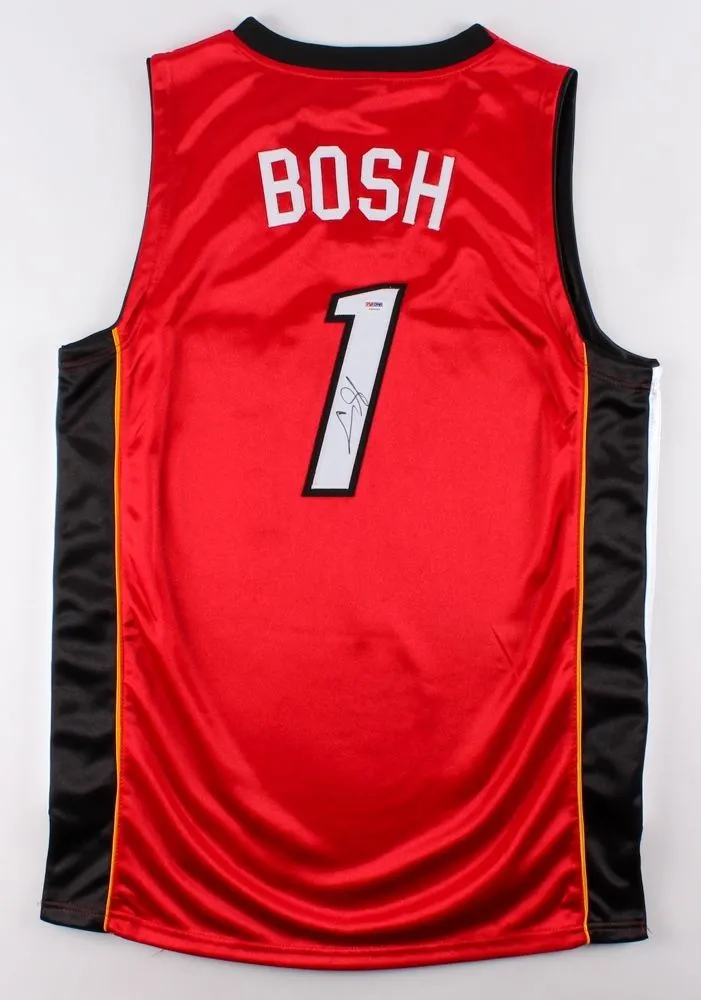 Chris Bosh Signed Autographed Miami Heat Basketball Jersey (JSA COA)
