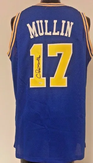 Chris Mullin Signed Autographed Golden State Warriors Basketball Jersey (JSA COA)