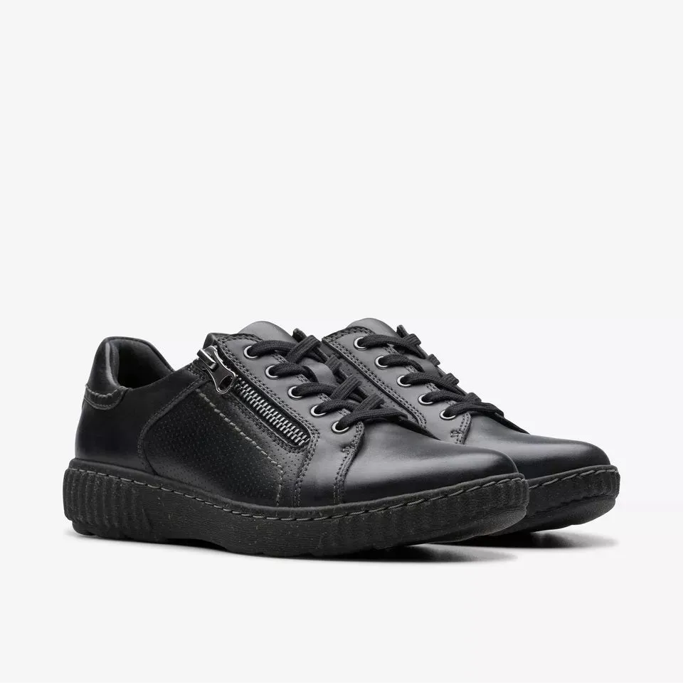 Clarks Women's Caroline Janna Black Leather 26179518