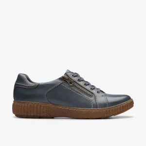 Clarks Women's Caroline Janna Dark Blue Leather