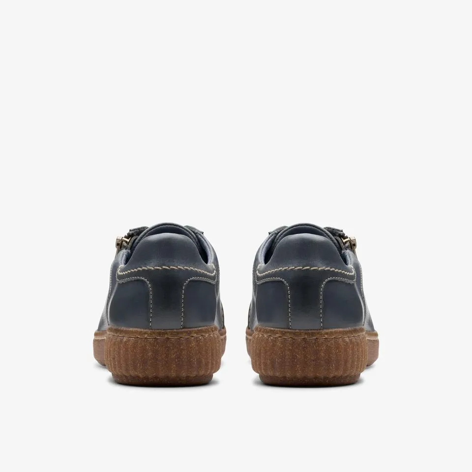 Clarks Women's Caroline Janna Dark Blue Leather