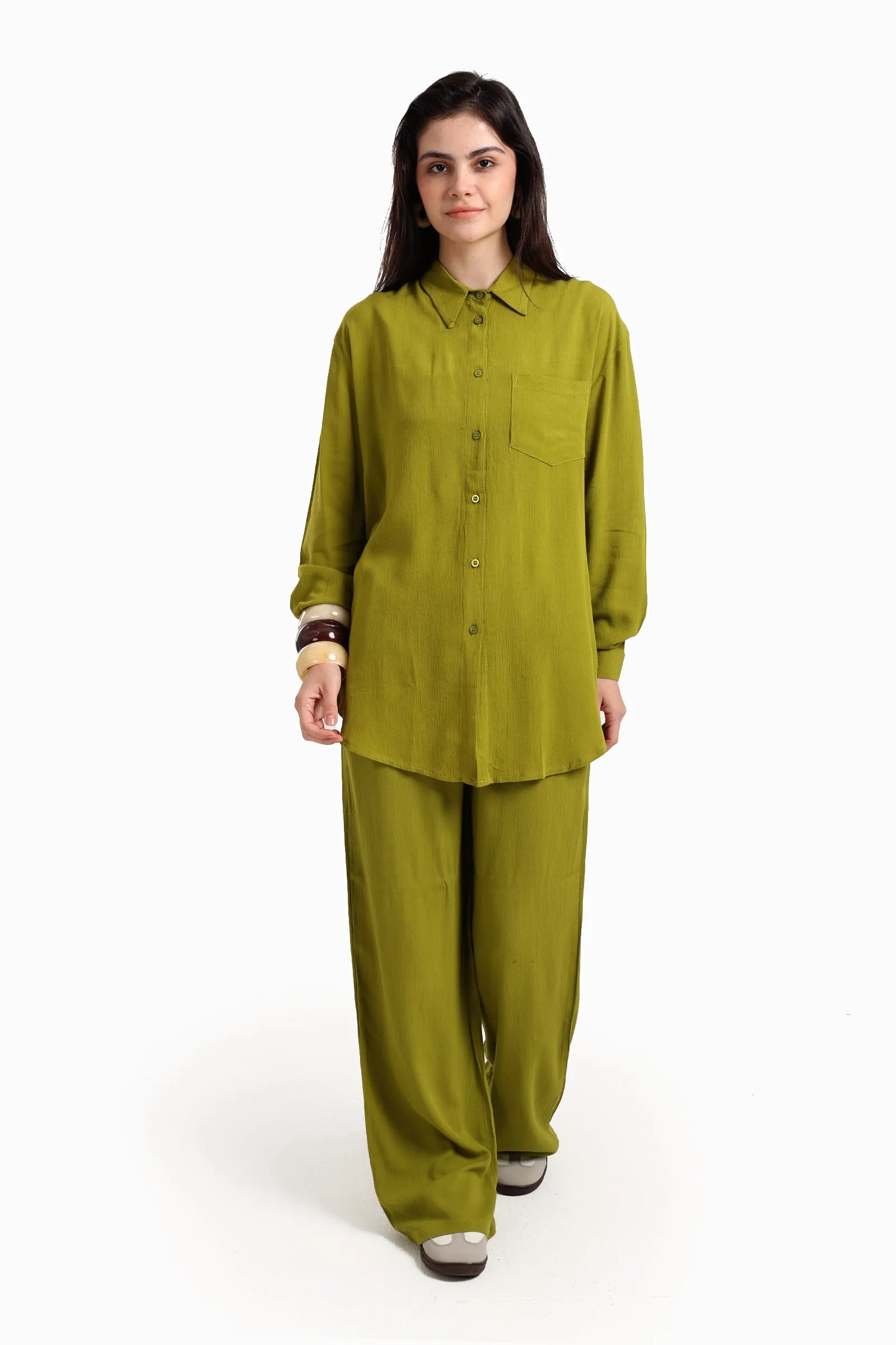 Classic Collared Lounge Shirt