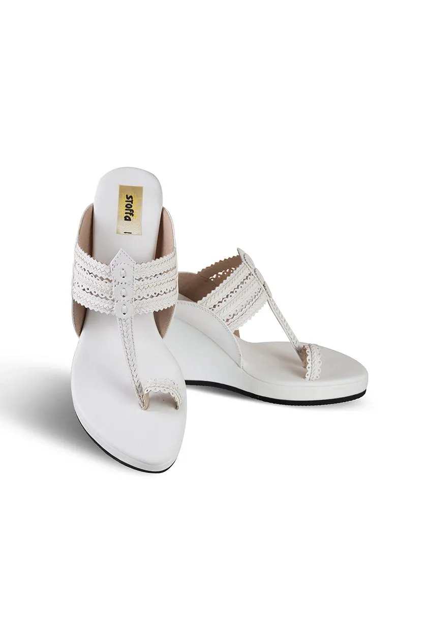 Classic High K Wedge Champagne