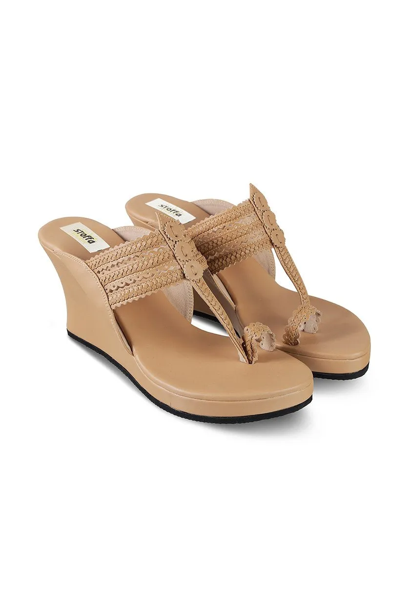 Classic High K Wedge Champagne
