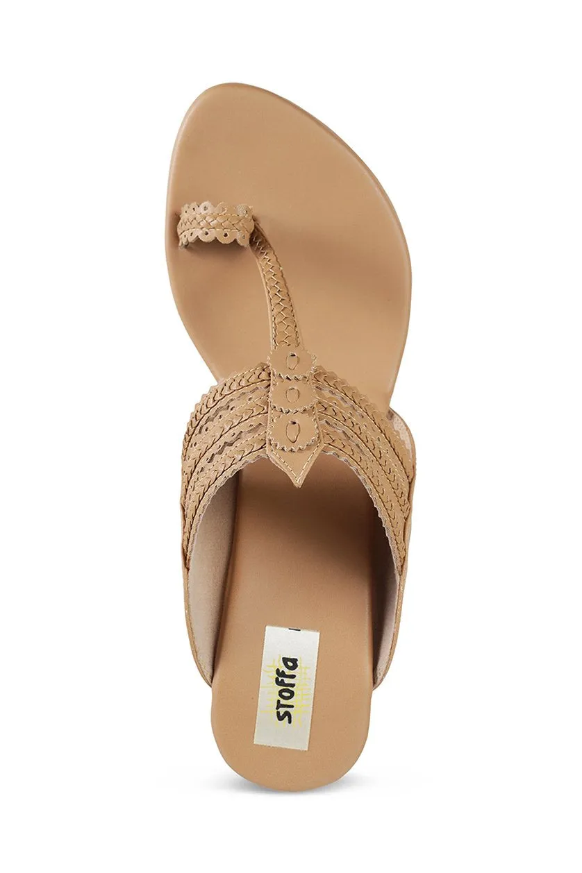 Classic High K Wedge Champagne
